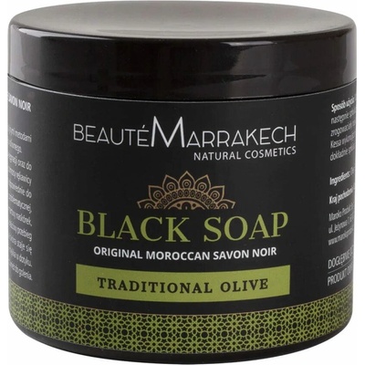 Beaute Marrakech přírodní mýdlo z černých oliv Savon Noir 200 g