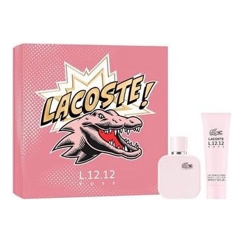 Lacoste Eau de Lacoste L.12.12 Pour Elle Rose Darčeková sada Pre ženy EDP 50 ml + Telové mlieko 50 ml