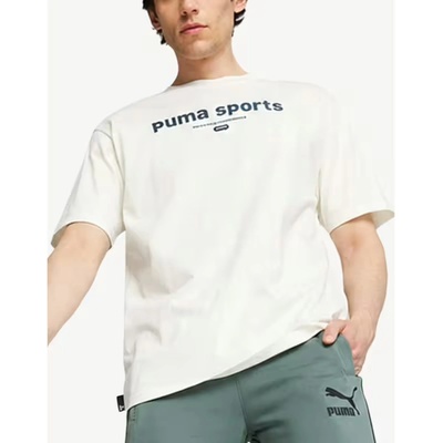 PUMA Tеам Graphic Teе White