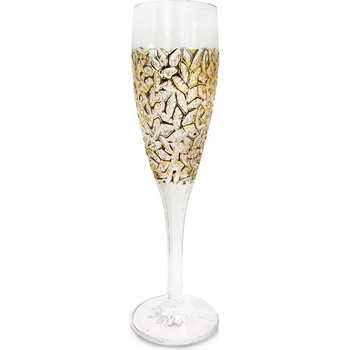 Bohemia 1845 Чаша за шампанско Bohemia 1845 Nicolette Golden Marble 180ml, 6 броя (1005766)