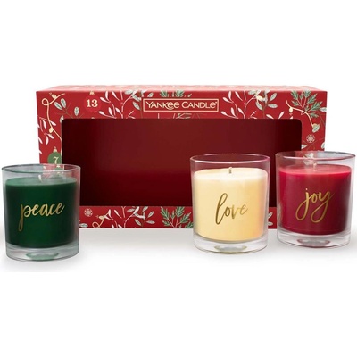 Yankee Candle Peace Love Joy 3 x 226 g