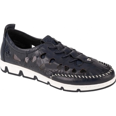 Rieker Tmavě modré polobotky shoes 49956-14