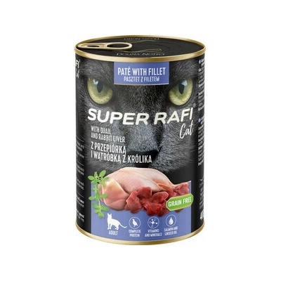SUPER RAFI Cat Mix 2 príchute 12x400 g