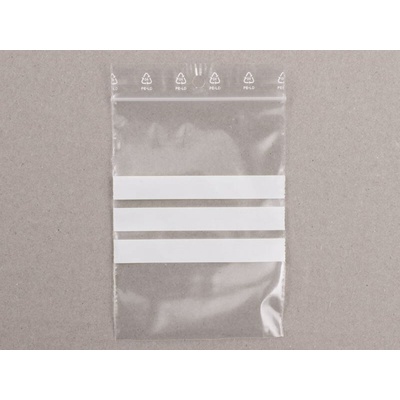 Zip sáčky popisovatelné 4*6 cm, balení 100 ks