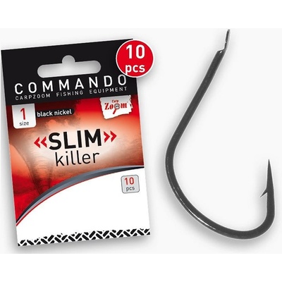 CARP ZOOM Slim Killer Hook vel.1 10 ks