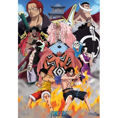 Plagát, Obraz - One Piece - Marine Ford, 61 × 91.5 cm