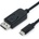 Roline Кабел Roline 11.99. 5845, от USB type C(м) към DisplayPort(м), 1m, черен
