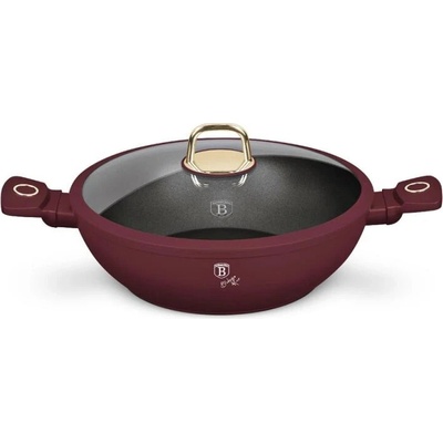 Berlingerhaus Pánev wok s poklicí a titanovým povrchem 30 cm Leonardo Collection