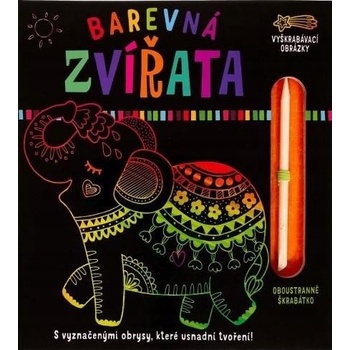 Farebné zvieratá Vyškrabávacie obrázky Olena Herasimova