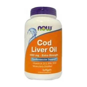 NOW Масло от дроб на Треска - Cold Liver Oil - 100 дражета - NOW FOODS, NF1743