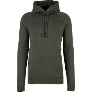 Stoic Мъжки вълнен пуловер Stoic MerinoFlatFleece240 SolbergSt. Hoody Merino hoodie - Dark Olive - размер XXL (005-6588-0215)