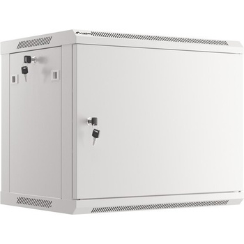 Lanberg Комуникационен шкаф Lanberg rack cabinet 19" wall-mount 9U/600x450 for self-assembly with metal door grey (flat pack) (WF01-6409-00S)