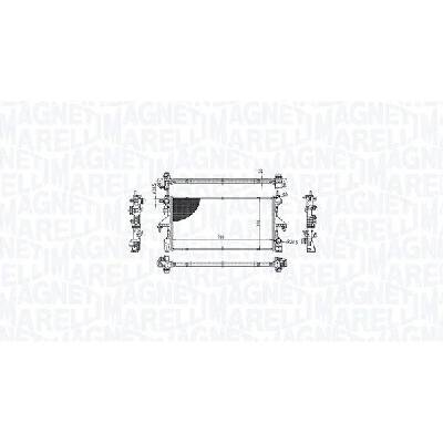 Chladič, chlazení motoru MAGNETI MARELLI 350213213100