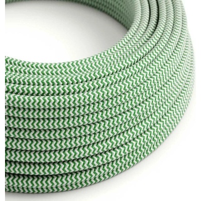 Crative Cables RZ06 zeleno 3x0,75mm² bílý 1 m