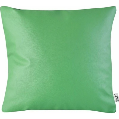 EMI zelený ekokoža Vankúš 40x40