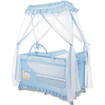 Lorelli Сгъваема бебешка кошара Lorelli Premium - Magic Sleep, Blue (10080482607)