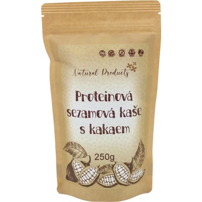 Natural Products RAW Proteinová sezamová kaše 250 g,