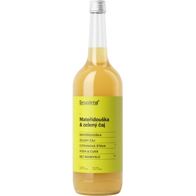 Sirupárna Domácí Mateřídouška & Zelený Čaj 1 l