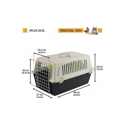 Ferplast Prepravka Atlas 20 pre mačku atlas 20 58 x 37 x 32 cm