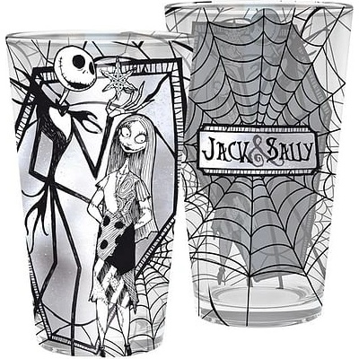 ABYstyle Sklenice Nightmare Before Christmas Jack & Sally 400 ml