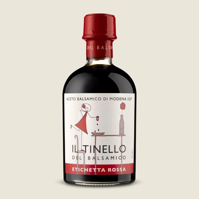 Il Borgo Balsamico Il Tinello balzamikový ocet červená etiketa 250ml