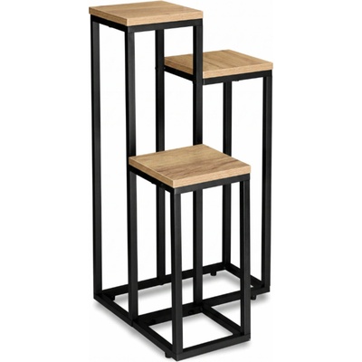 EDENIA Vysoký stojan na 3 květiny Bios 34 x 34 x 67 cm – Zboží Dáma