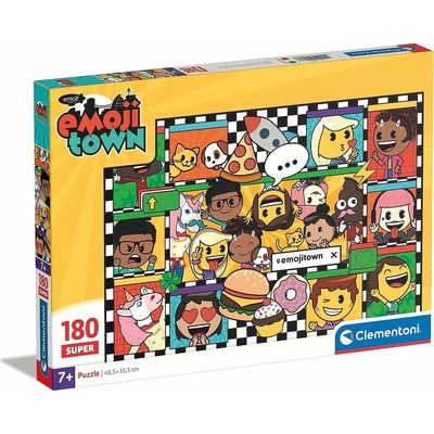 CLEMENTONI Emoji Town 180 dílků
