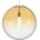 Ideal Lux - Пендел MAPA 1xE27/42W/230V Ø 50 см златист/опушен (ID346571)