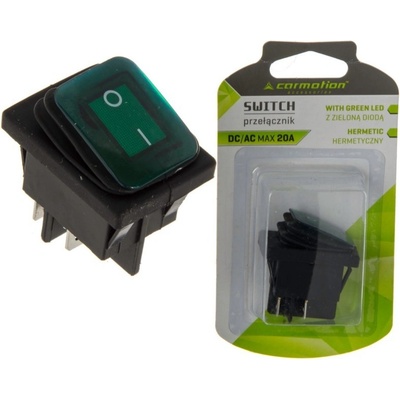 Elektrický Spínač Stejnosměrný 12v 24v Střídavý 125v 250v Zelený