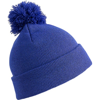 Result Winter Essentials čiapka Pom Pom Beanie kráľovsky modrá