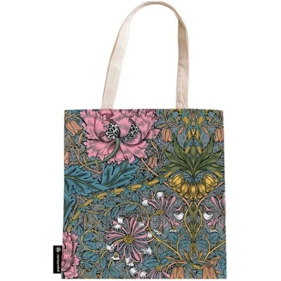 William Morris Morris Pink Honeysuckle Canvas Bag
