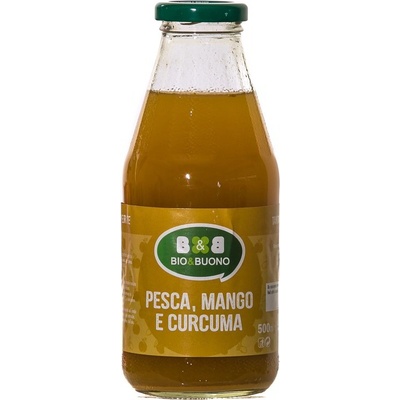 Bio E Buono bio broskyňová mangová a kurkumová šťava 0,5 l