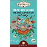Shoti Maa Био чай Flügel des Lebens - копър, кардамон и портокал - 16 пакетчета чай