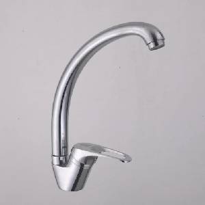 Inter Ceramic Смесител за кухня, еднолостов, Inter Ceramic Capri, финиш гланциран хром (7113041 7313)