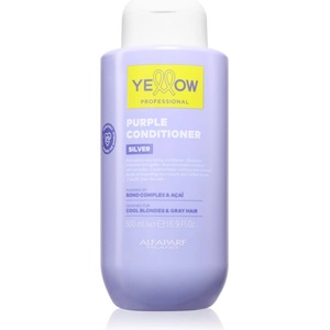 Yellow Professional Silver Purple Conditioner подхранващ балсам неутрализиращ жълтеникавите оттенъци 500ml