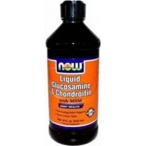 NOW Liquid Glucosamine & Chondroitin with MSM 473 ml