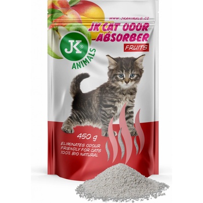 JK ANIMALS Fruits Absorber pohlcovač zápachů s vůní ovoce 450 g – Sleviste.cz