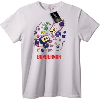 NOONEBRAND Тениска Bomberman - 2XL, White