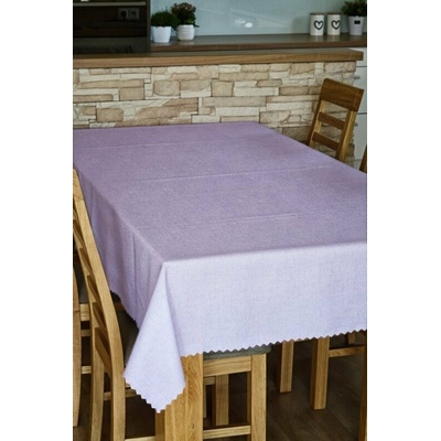 Polášek Ubrus oxford uni 204-108 40x40 100% polyester Fialová 120x160 oválcm 100% polyester