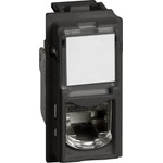 BTicino Розетка RJ45 cat. 6A UTP конектор toolless IDC 1 мод. цвят Черен Living Now - KG4279C6A (KG4279C6A)