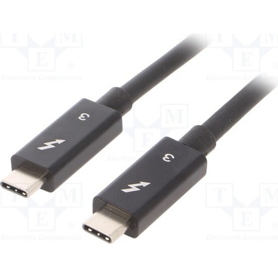 Akyga AK-USB-33 USB 3.1, USB C vidlice, z obou stran, niklovaný, 0,5m