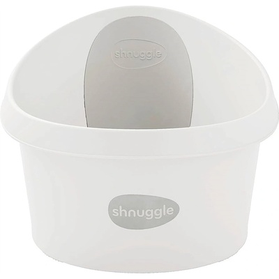 SHNUGGLE Dětská vanička bílá se světle šedým lemováním