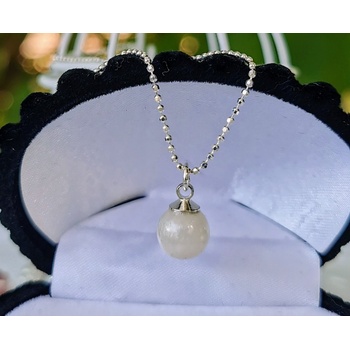 Meganflo Мини перла - сребърен медальон