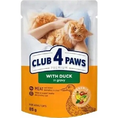 C4P vlhké krmivo pro kočky s kachnou v omáčce 85 g