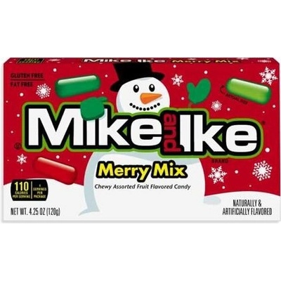 Mike & Ike Merry Mix žvýkací bonbonky s ovocnými příchutěmi 120 g