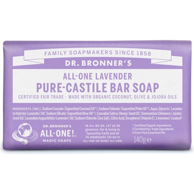 Dr. Bronner´s tuhé mýdlo Lavender 140 g