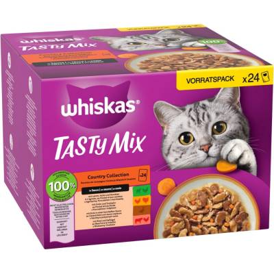 MultiWHISKAS TASTY MIX kapsičky 48 x Chefs Choice v omáčke 85 g