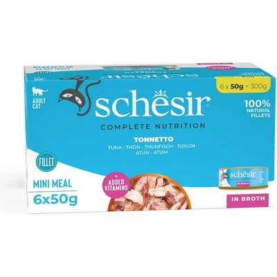 Schesir Multipack тонзия натурален стил 6 x 50 г