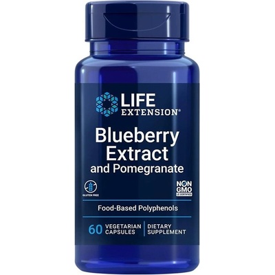 Life Extension Blueberry Extract and Pomegranate, 60 капсули, Life Extension (01438 LE)