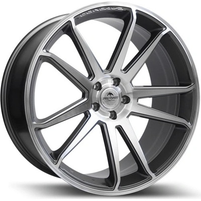 Forzza Solo 10,5x22 5x112 ET38 grey face machined